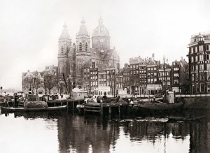 Church of St Nicholas inside the Walls, Amsterdam, 1898. Artist: James Batkin