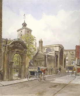 John Crowther Prints: Church of St Olave, Hart Street, City of London, 1883. Artist: John Crowther