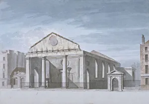 St Pauls Church Prints: Church of St Paul, Covent Garden, Westminster, London, 1795