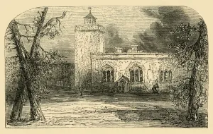 Tower Green Prints: The Church of St. Peter on Tower Green, c1872. Creator: Unknown