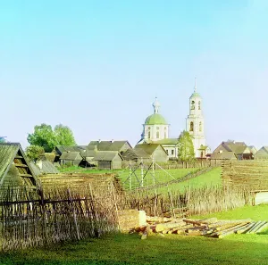 Settlement Prints: Church in Sterzh near the village of Novinka