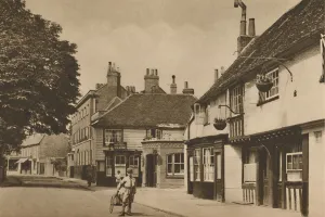 Church Street, Chiswick, With What Used To Be The Burlington Arms, c1935. Creator: Donald McLeish Church Street, Chiswick, With What Used To Be The Burlington Arms, c1935. Creator: Donald McLeish