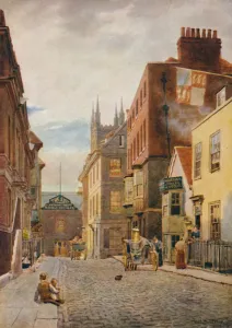 Church Street, Looking South, c1900. Artist: William Biscombe Gardner