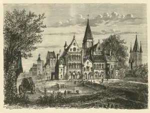 Church and Tower of the Temple, Paris, 1890. Creator: Unknown