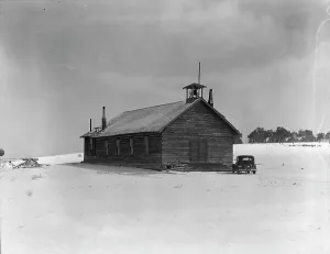 Alter Prints: The church, Widtsoe, Utah, 1936. Creator: Dorothea Lange
