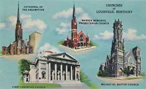 Curteich Chicago Collection: Churches of Louisville, Kentucky, 1942. Artist: Caufield & Shook