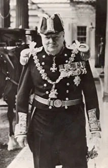 Churchill in Admirals uniform, 1946. Creator: Unknown