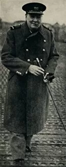 Churchill as an Airman, c1945. Creator: Unknown