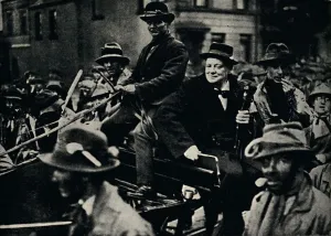 Northern Ireland Gallery: Churchill in Belfast Again, 1926, (1945). Creator: Unknown