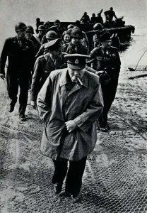 Lord Prints: Churchill, Brooke, and Montgomery on the German-held east bank of the Rhine