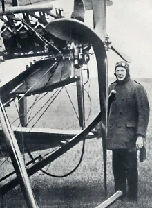 Benjamin Tucker Collection: Churchill became interested in airplanes and foresaw the greatest possibilities, 1914, (1945)