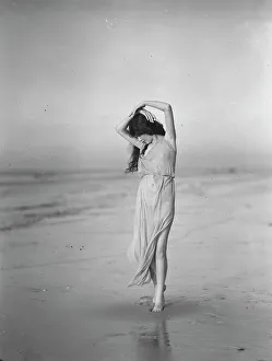 View To Sea Prints: Churchill, Marguerite, Miss, between 1923 and 1925. Creator: Arnold Genthe