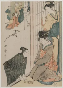 1753 1806 Prints: Chushingura: Act II of The Storehouse of Loyalty