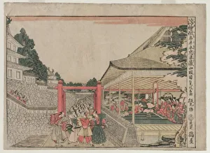 1761 1824 Prints: Chushingura: Act IV (from the series Perspective Pictures for The Treasure House of Loyalty)