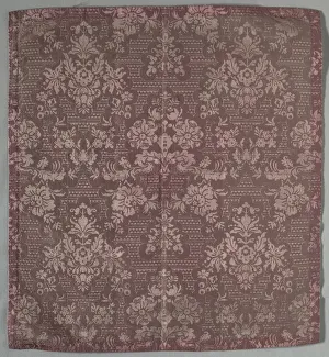 Silk Damask Prints: Ciborium Veil, 1700s. Creator: Unknown