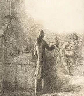 North Frederick Gallery: Cicero in Catilinam, March 17, 1785. Creator: James Sayers