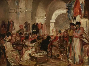 Cigar Makers in Sevilla, 1882. Creator: Constantin Emile Meunier