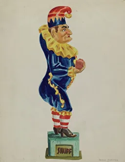 Cigar Store Figure, c. 1936. Creator: Donald Streeter