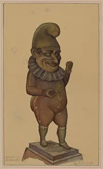 Anderson Elmer G Prints: Cigar Store Figure, c. 1936. Creator: Elmer G Anderson