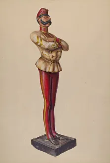 Cigar Store Figure, c. 1937. Creator: Walter Hochstrasser