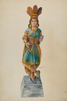 Cigar Store Indian, 1935 / 1942. Creator: Unknown