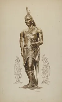 Herman Mccollum Prints: Cigar Store Indian, c. 1940. Creator: J. Herman McCollum