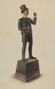 Cigar Store Man, 1937. Creator: Alvin M Gully