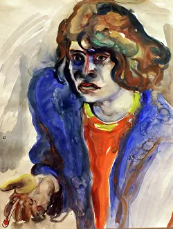 The cigarette break (Self-portrait), 1931. Creator: Lohse-Wachtler, Elfriede (1899-1940)