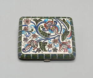 Jeweller Gallery: Cigarette Case, Moscow, c. 1896 / 1900. Creator: Carl Faberge