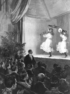 A Cigarette Concert held at the Honourable Artillery Company's Headquarters, Finsbury... 1890. Creator: Unknown A Cigarette Concert held at the Honourable Artillery Company's Headquarters, Finsbury... 1890. Creator: Unknown