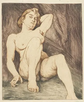 The Cigarette. Creator: Charles Maurin (French, 1856-1914)