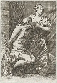 Sentenced Prints: Cimon and Pero, ca. 1630-1700. Creator: Anon