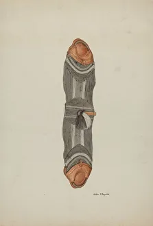 Equestrian Equipment Prints: Cinch, c. 1940. Creator: Arthur P. Reynolds