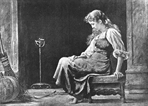 Lonely Prints: Cinderella, 1890. Creator: Unknown
