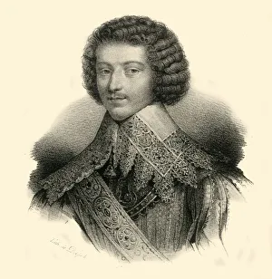Armand Jean Duplessis Prints: Cinq-Mars, (1620-1642), c1830. Creator: Francois-Seraphin Delpech