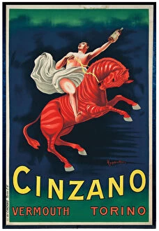 Cappiello Gallery: Cinzano Vermouth Torino, 1910. Creator: Cappiello, Leonetto (1875-1942)