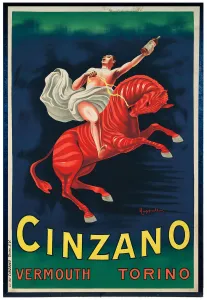 Spirits Prints: Cinzano Vermouth Torino, 1910. Creator: Cappiello, Leonetto (1875-1942)