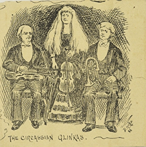 Scrap Book Prints: The Circassian Glinkas, 1873. Creator: D. McF