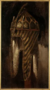 Caucasian War Gallery: Circassian helmet (Study), 1826