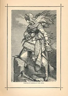 Circassian Women fighting for Schamyl against Russian invasion, 1839