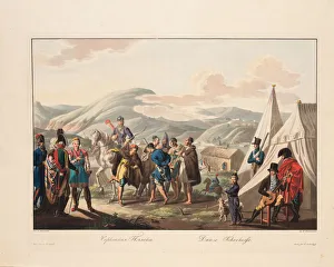 Circassia Prints: The Circassians dancing, 1812. Artist: Karneyev, Yegor