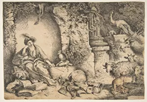 Transformation Gallery: Circe with the companions of Ulysses changed into animals, 1650-51
