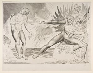 Dante Aligheri Gallery: The Circle of Corrupt Officials: The Devils Tormenting Ciampolo, from Dantes Infer