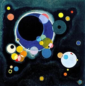 Abstract Art Gallery: Several Circles, 1926. Artist: Kandinsky, Wassily Vasilyevich (1866-1944)