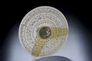 Computer Prints: Circular Slide Rule, William J. Powell, 1935. Creator: Unknown