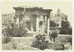 The Circular Temple, Baalbec, 1857. Creator: Francis Frith