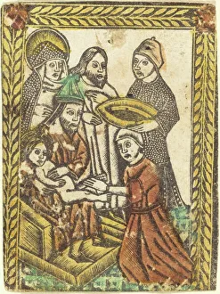 Metalcut Prints: The Circumcision, 1460/1480. Creator: Master of the Borders with the Four Fathers of the Church