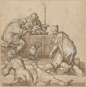 Bloemaert Abraham Prints: The Circumcision, 1601. Creator: Abraham Bloemaert