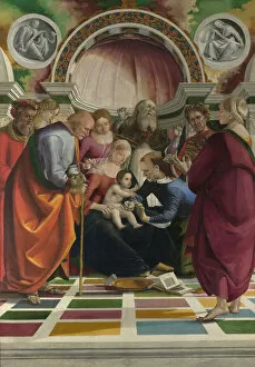 Circumcision Collection: The Circumcision, c. 1490. Artist: Signorelli, Luca (ca 1441-1523)