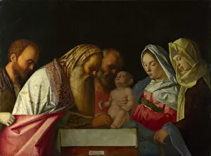 Circumcision Collection: The Circumcision, c. 1500. Artist: Bellini, Giovanni, (Workshop)